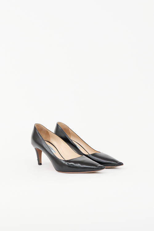 Prada Saffiano Leather Pump