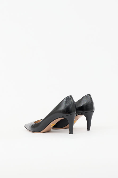 Prada Saffiano Leather Pump