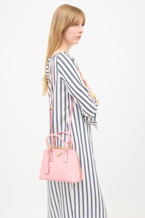 Prada Saffiano Leather Small Promenade Bag
