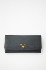 Prada Saffiano Leather Long Wallet