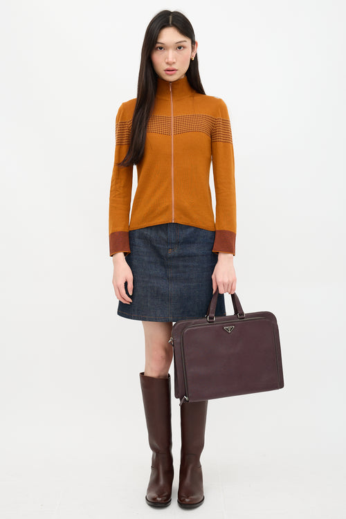 Prada Saffiano Leather Briefcase