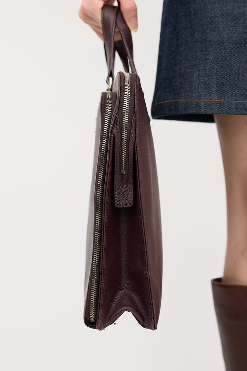Prada Saffiano Leather Briefcase