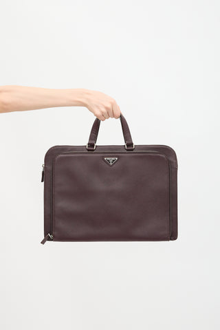 Prada Saffiano Leather Briefcase