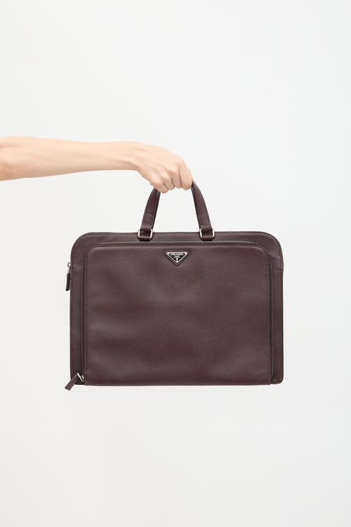 Prada Saffiano Leather Briefcase