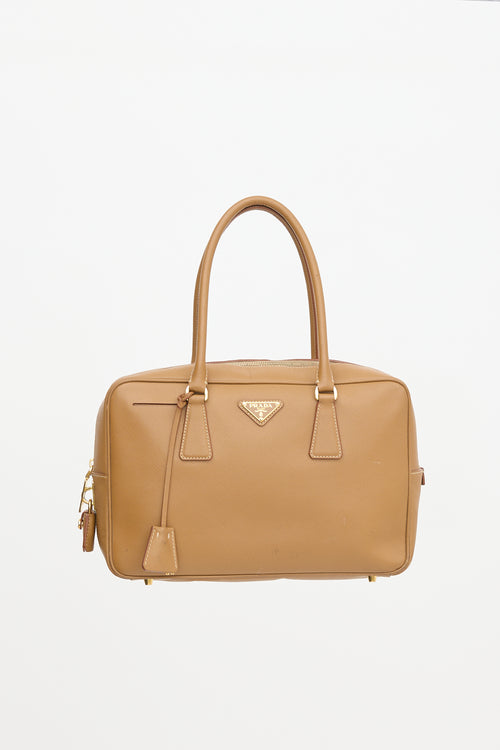 Prada Saffiano Leather Bauletto Bag