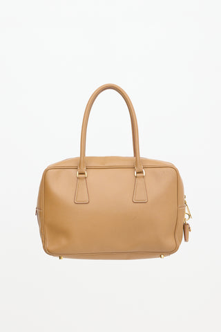 Prada Saffiano Leather Bauletto Bag