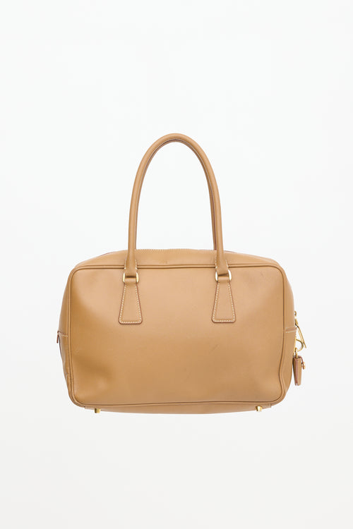 Prada Saffiano Leather Bauletto Bag