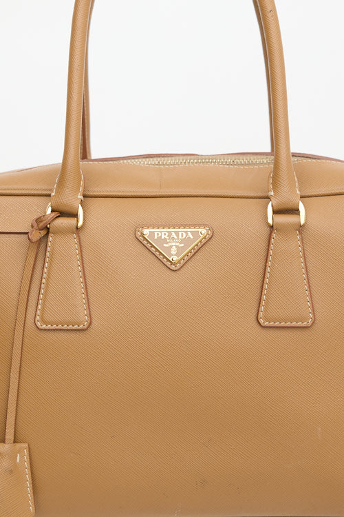 Prada Saffiano Leather Bauletto Bag