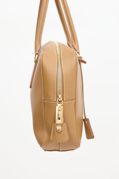 Prada Saffiano Leather Bauletto Bag