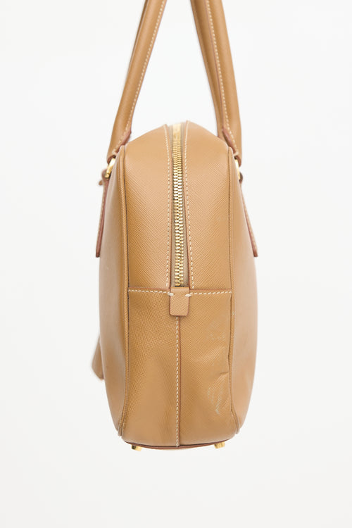 Prada Saffiano Leather Bauletto Bag