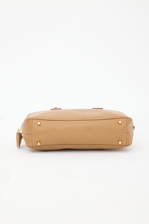 Prada Saffiano Leather Bauletto Bag
