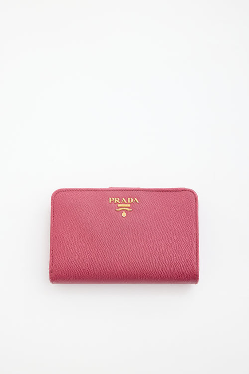 Prada Saffiano Leather Bifold Wallet