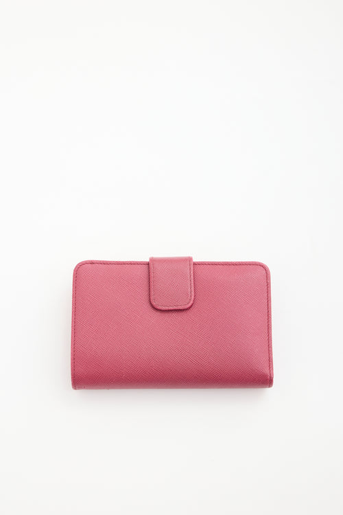 Prada Saffiano Leather Bifold Wallet