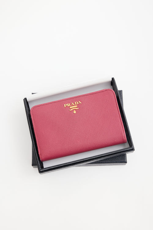 Prada Saffiano Leather Bifold Wallet