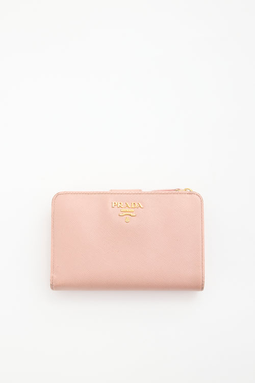 Prada Saffiano Leather Bifold Wallet