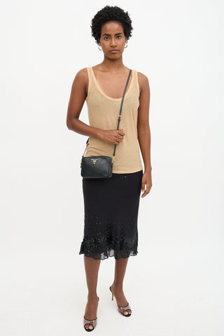 Prada Saffiano Leather Camera Bag