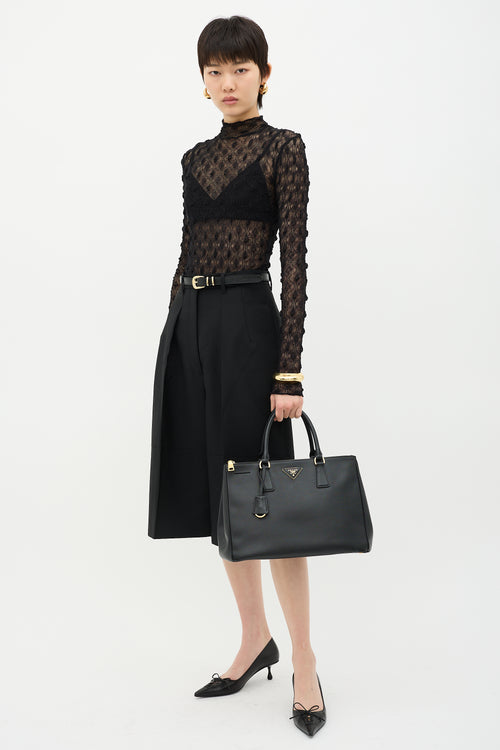 Prada Saffiano Leather Galleria Bag