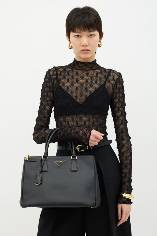 Prada Saffiano Leather Galleria Bag