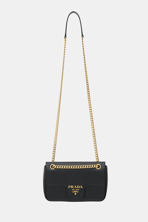 Prada Saffiano Leather Pattina Flap Bag