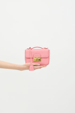 Prada Saffiano Leather Sound Lock Bag
