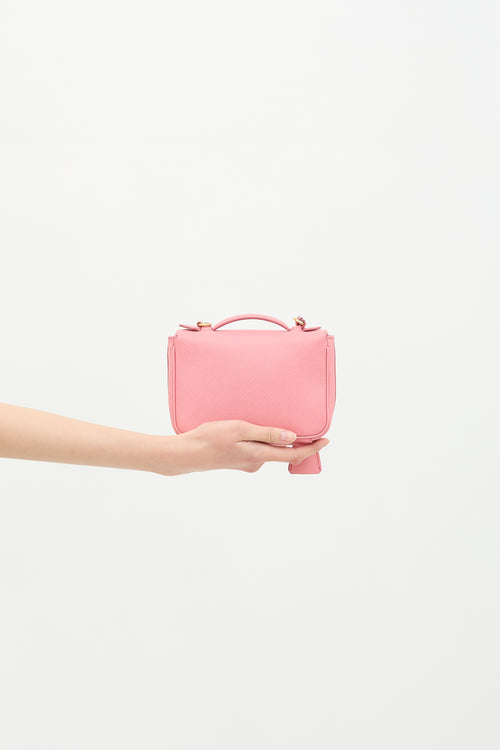 Prada Saffiano Leather Sound Lock Bag