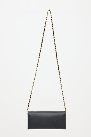 Prada Saffiano Leather Wallet On Chain