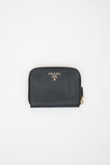 Prada Saffiano Leather Zip Wallet
