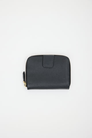 Prada Saffiano Leather Zip Wallet