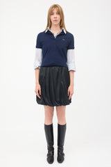 Prada Satin Bubble Skirt