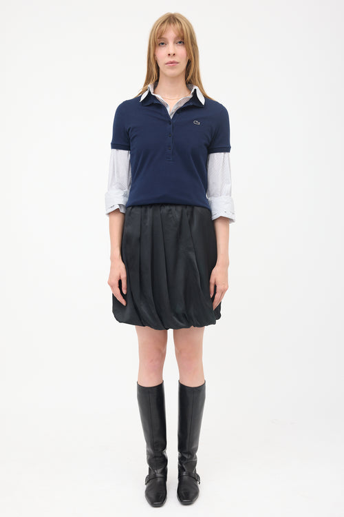 Prada Satin Bubble Skirt