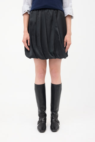 Prada Satin Bubble Skirt