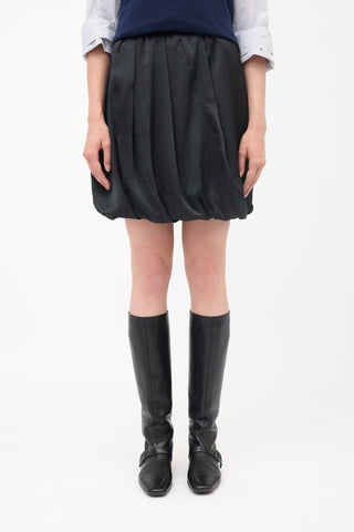 Prada Satin Bubble Skirt
