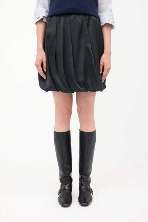 Prada Satin Bubble Skirt