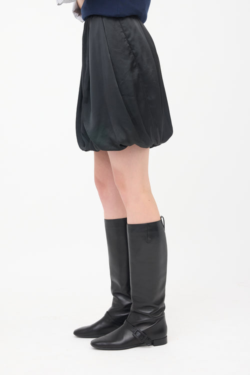 Prada Satin Bubble Skirt