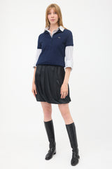 Prada Satin Bubble Skirt