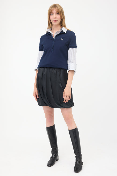 Prada Satin Bubble Skirt