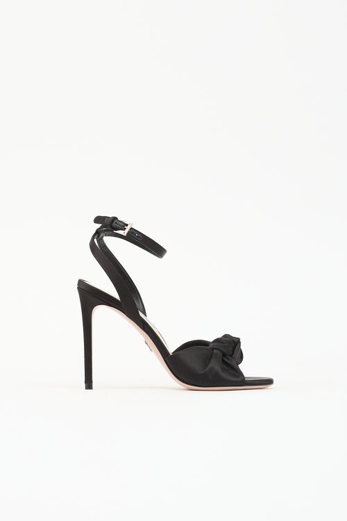 Prada Satin Knotted Sandal