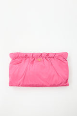 Prada Satin Ruched Clutch