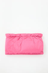 Prada Satin Ruched Clutch