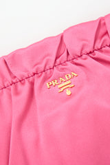Prada Satin Ruched Clutch