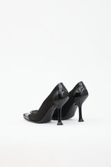 Prada Satin & Patent Tassel Pump