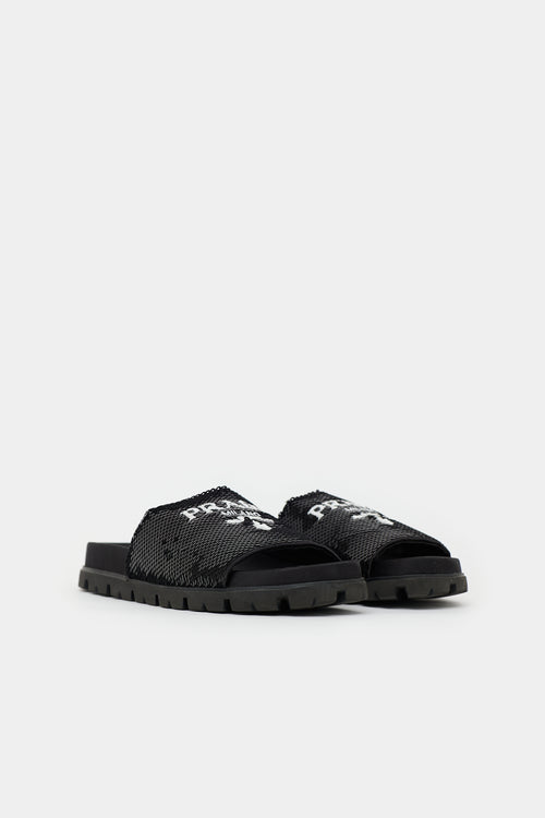 Prada Sequin  Sandal
