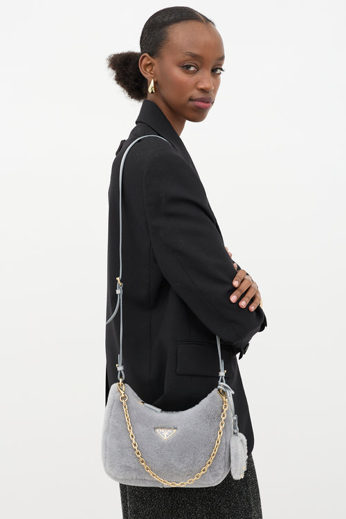 Prada Shearling Re-Edition Bag
