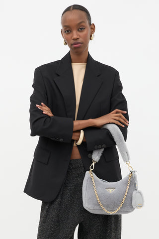 Prada Shearling Re-Edition Bag