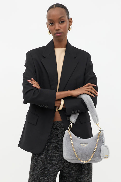 Prada Shearling Re-Edition Bag