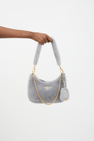 Prada Shearling Re-Edition Bag