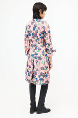 Prada Silk Belted Trench Coat