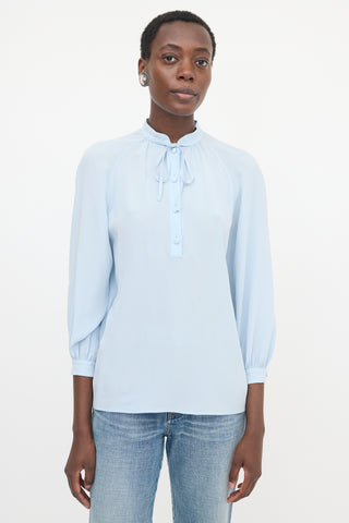 Prada Silk Crepe Blouse
