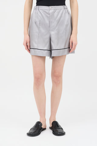 Prada 2017 Silk Shorts