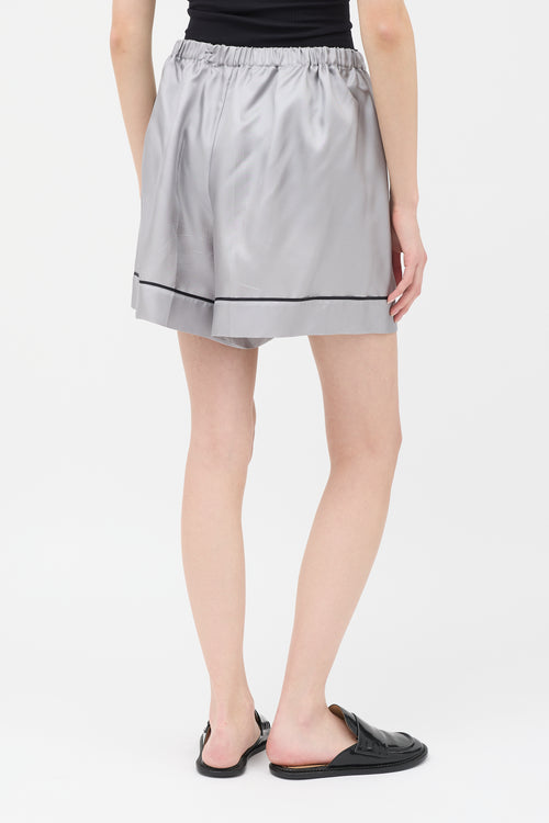 Prada 2017 Silk Shorts